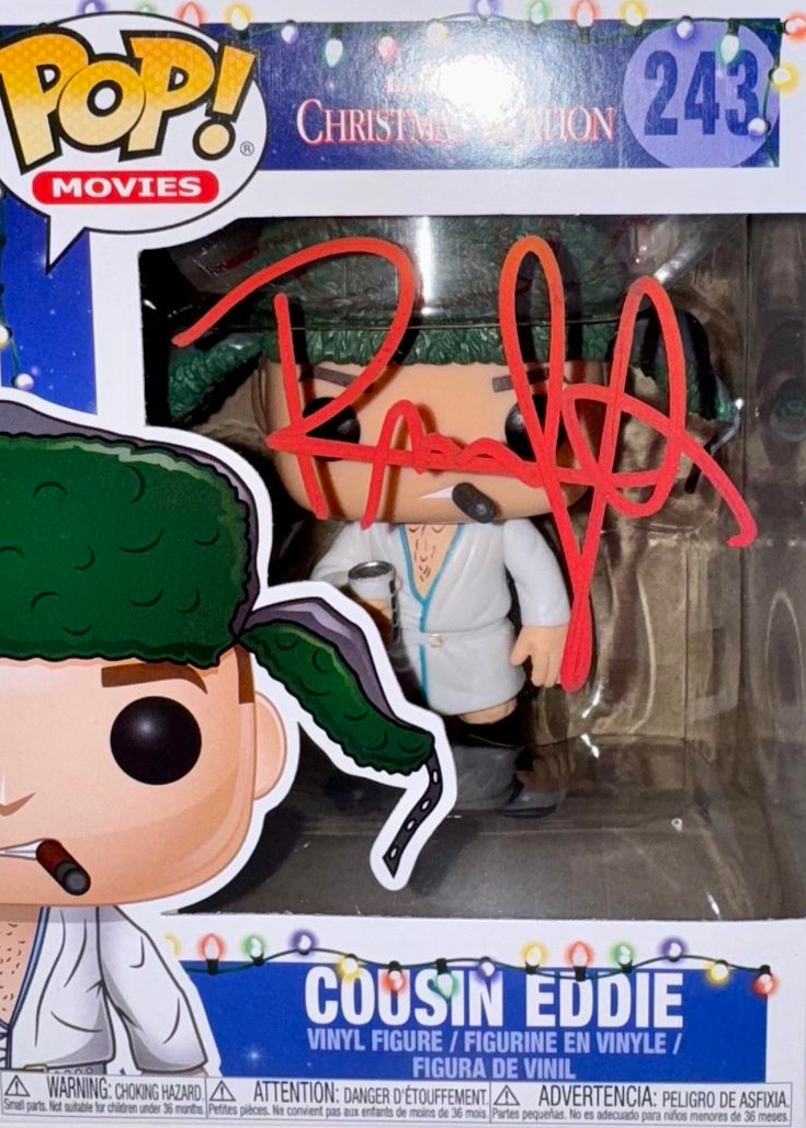 Randy Quaid Signed Funko Pop #243 "Cousin Eddie" (Christmas Vacation) - Beckett COA